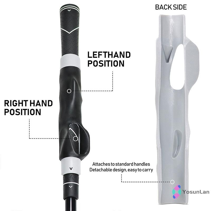 Yosunlan] Golf Club Hand Grip Corrector Beginner Hand Grip Shaft Cover Indoor & Outdoor Training Products ใหม่ - รูปที่ 2