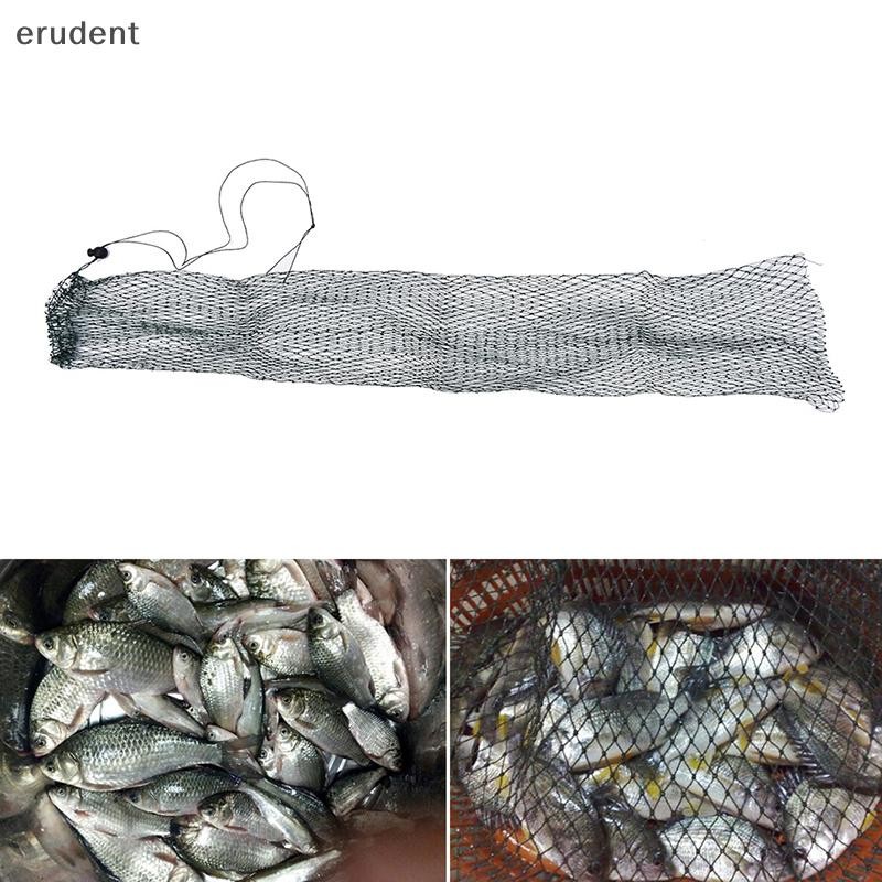 Erudent Fishing Net Trap Fishing Mesh Network Foldingfish Bag Small Fishing Tackle Mesh ใหม่