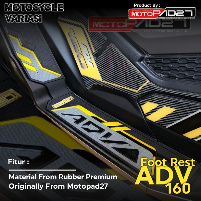 ADV 160 ขอบ Honda ADV 160 พรมพักเท้า Honda ADV 160 ยางพักเท้าเดิม
