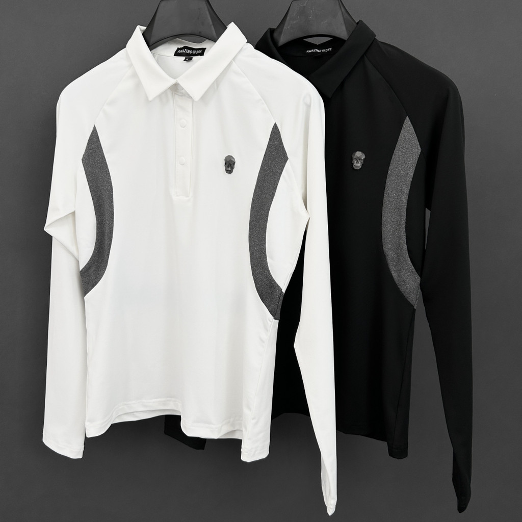 [AMG] Golf Ladies Long Sleeve Breathable Fashion Quick-Drying Outdoor Sports T-Shirt (QT24004) UM3I