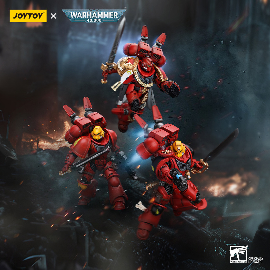 Joytoy Dark Source Holy Blood Angel Jump Backpack Captain 1/18เคลื่อนย้ายได้โมเดลทหารของเล่นทำมือ
