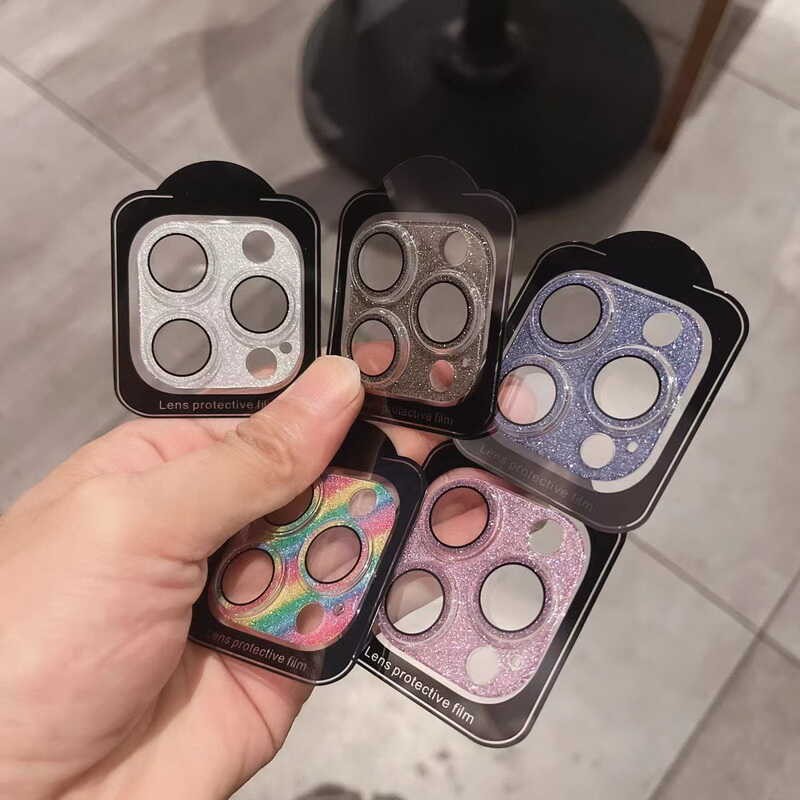 ฟิล์มเลนส์ Glitter Dot เหมาะสําหรับ iPhone16 15 14 Pro max ตัวป้องกันเลนส์ iPhone15 ฟิล์มถ่ายภาพด้านหลัง 14 ฟิล์มสีเคลือบเงา All-In-One ทั้งหมด @