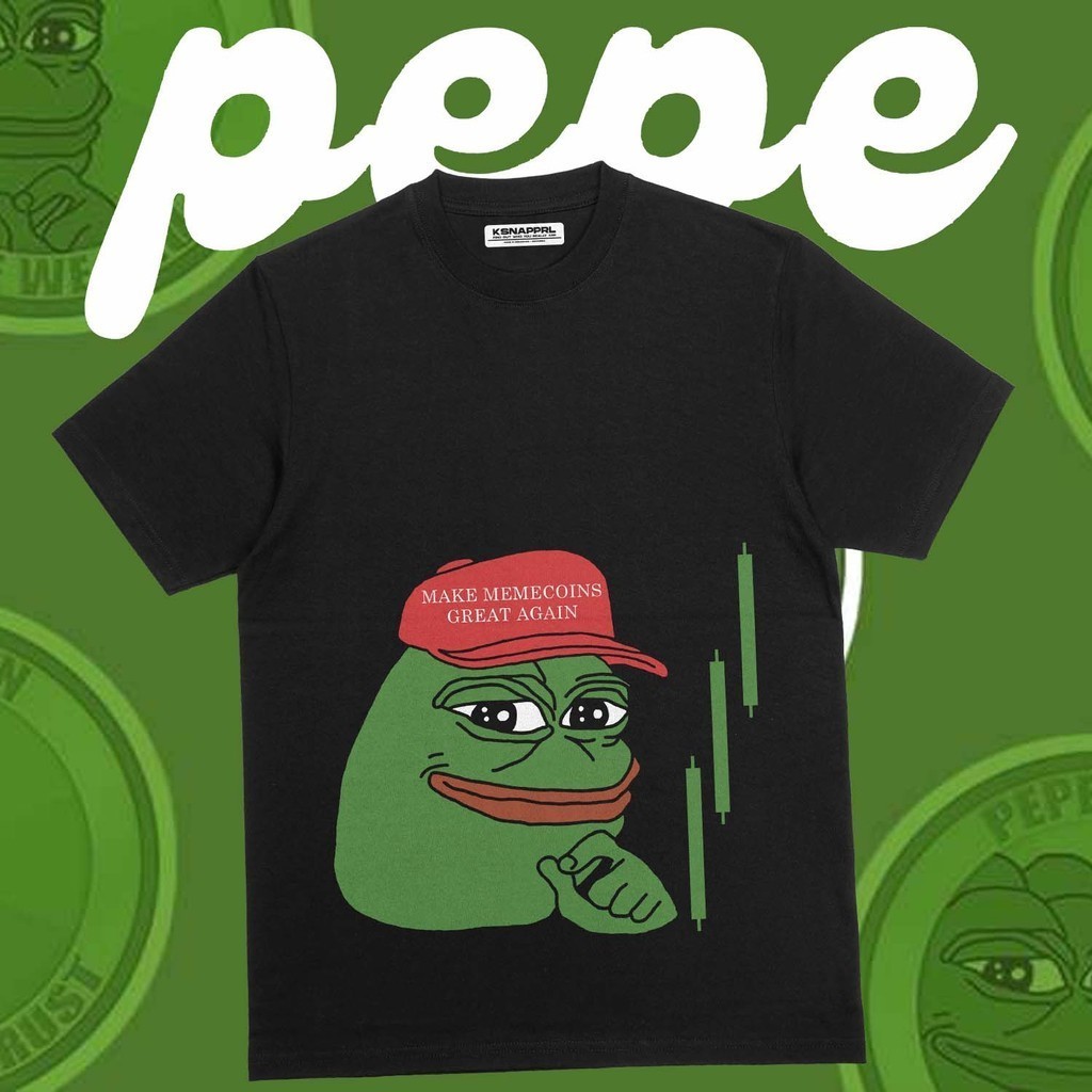 Crypto Pepe "Pepe Candle" Pepe TokenBitcoinMeme เสื้อยืดเหรียญ