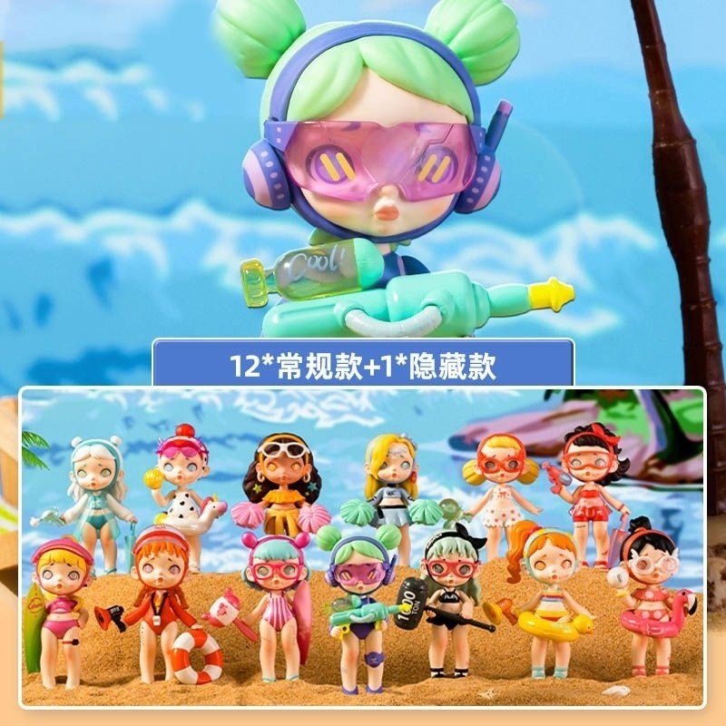 Laura Pool Fight Blind Box ของแท้ซ่อน ครบชุด