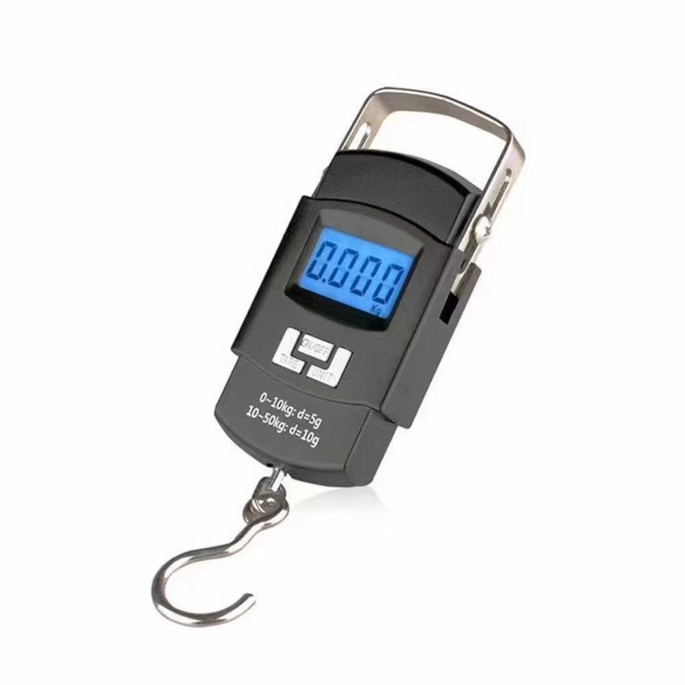 YTL Multifunctional  50 กก./10g อิเล็กทรอนิกส์แขวนตกปลากระเป๋าเดินทาง Balanca แบบพกพา  น้ําหนัก Hook Scale