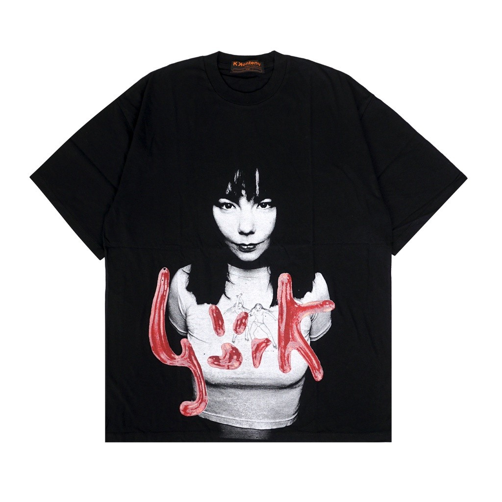 เสื้อยืด BJORK สีดํา