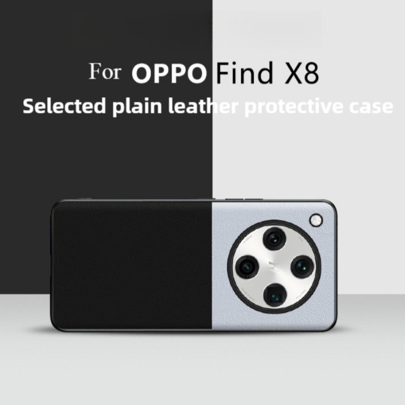 ซองหนังสีคู่สําหรับ OPPO ค้นหา X8 Pro & X8 เลนส์กล้องรูขนาดใหญ่ Higher กันชนฝาครอบโทรศัพท์ป้องกัน