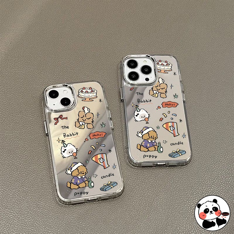 กระจกการ์ตูนเคสโทรศัพท์สําหรับredmi 14C 14R 13 13R 13C 12C 12R 11A 10A 10C 9A 9C NFC A3 4G A2 A1 Plu