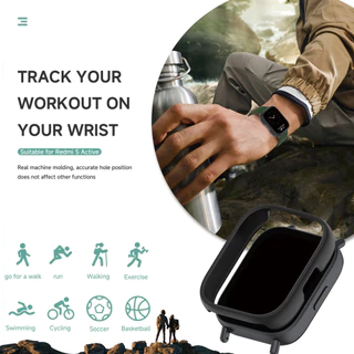 เคส PC hollow half เข้ากันได้กับ Redmi Watch 5 Active/lite หน้าจอสีป้องกันกันชนอุปกรณ์เสริม