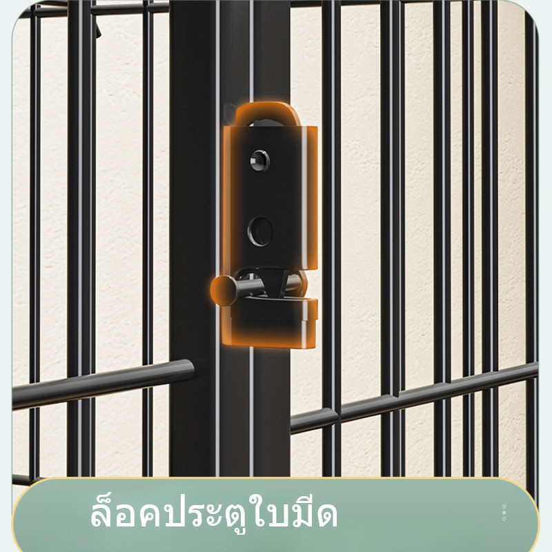 BHQ กรงเเมวพับได้ กรงแมวขนาดใหญ่ กรงแมว กรงสัตว์เลี้ยง รงกระต่าย มีชั้นลอยพร้อมบันได กรงหมา - รูปที่ 3