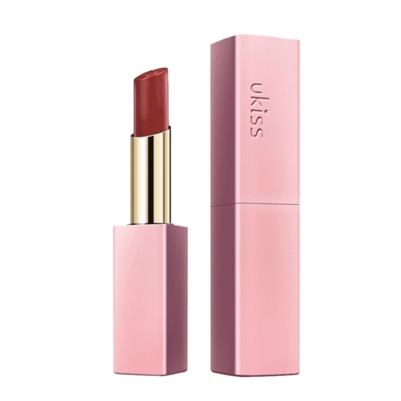 [LiYLi] Ukiss Lip Glaze Lipstick Matte Long-Lasting Moisturizing Non-Fading Yokiss Pumpkin Color No 