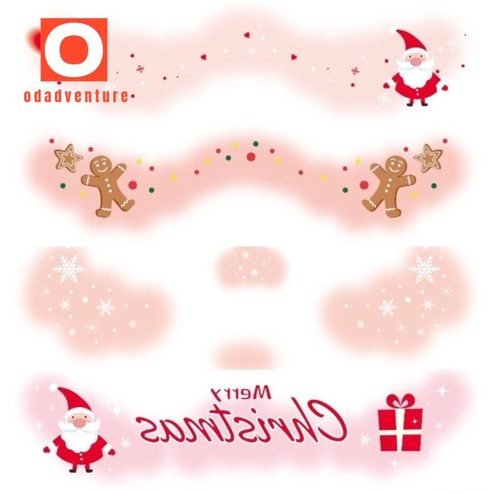ทัศนคติ สติกเกอร์ใบหน้า,คริสต์มาสความงามกันน้ําตาแต่งหน้ารูปลอก,ความงามชั่วคราวสักน่ารักใบหน้าแพทช์หวานแต่งหน้าความงามสติกเกอร์พรรคเทศกาลดนตรี