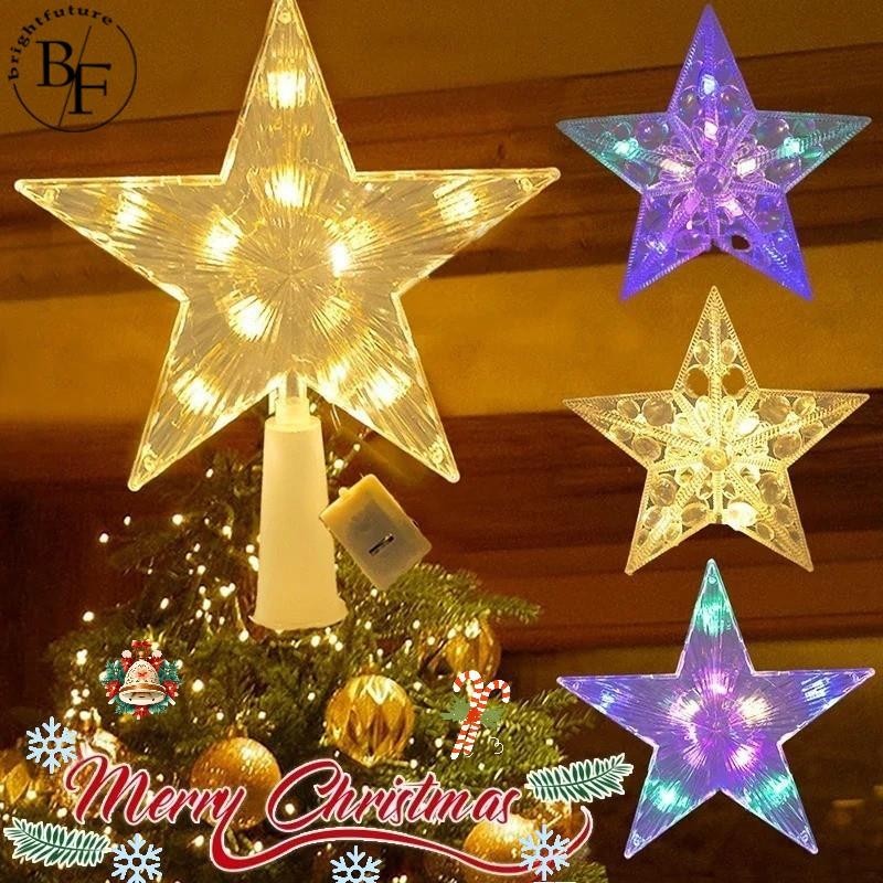 ไฟ LED ต้นคริสต์มาส คริสต์มาส LED Star Fairy Night Light โคมไฟห้าแฉก ไฟลวดทองแดงที่ใช้พลังงานจากแบตเตอรี่ Starry Fairy เครื่องประดับแขวนตกแต่งคริสต์มาส