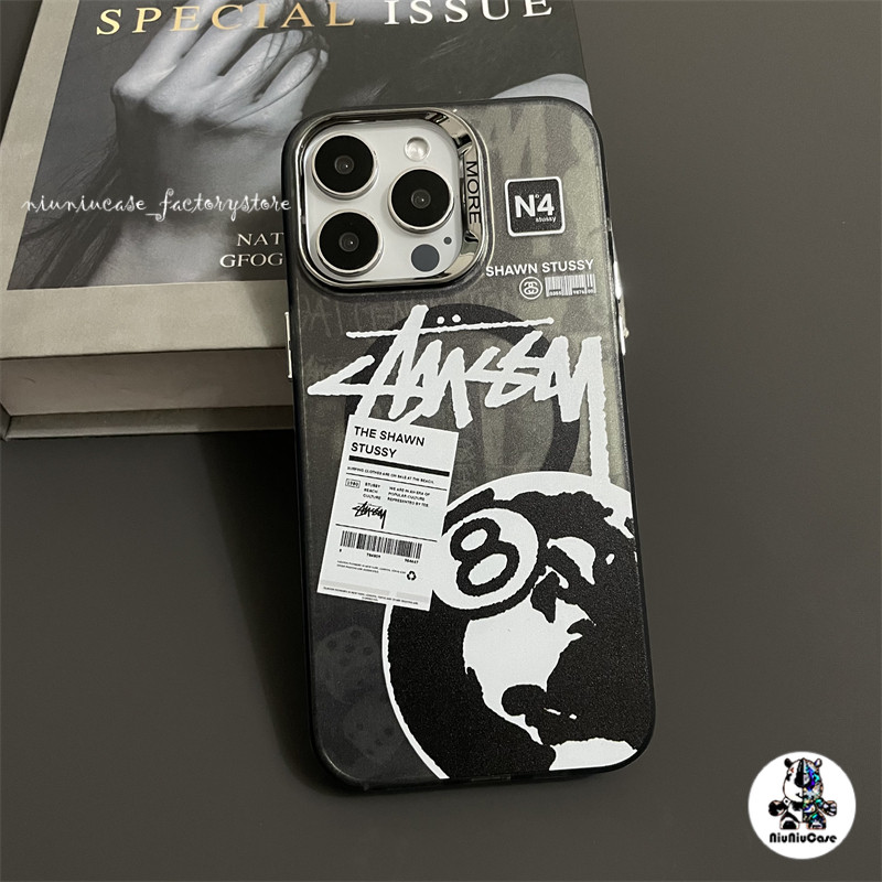 ส่งจากไทย ins บิลเลียด เคส IPhone 16Promax 15 11 13 14 Pro Max XR เคสไอโฟน พสัส13 12 Pro 7 8 Plus SE X Xs Max Hard Case