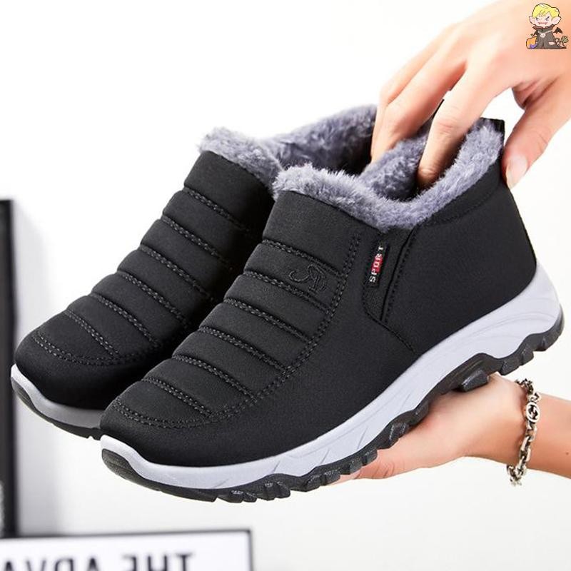 [CL] ฤดูหนาวรองเท้าหิมะสําหรับผู้หญิงน้ําหนักเบากันน้ําไม่ลื่นข้อเท้า ข โอติก สกีอบอุ่นเล่นสกีเดินป่าตั้งแคมป์รองเท้าสั้นสําหรับสุภาพสตรี ไทย