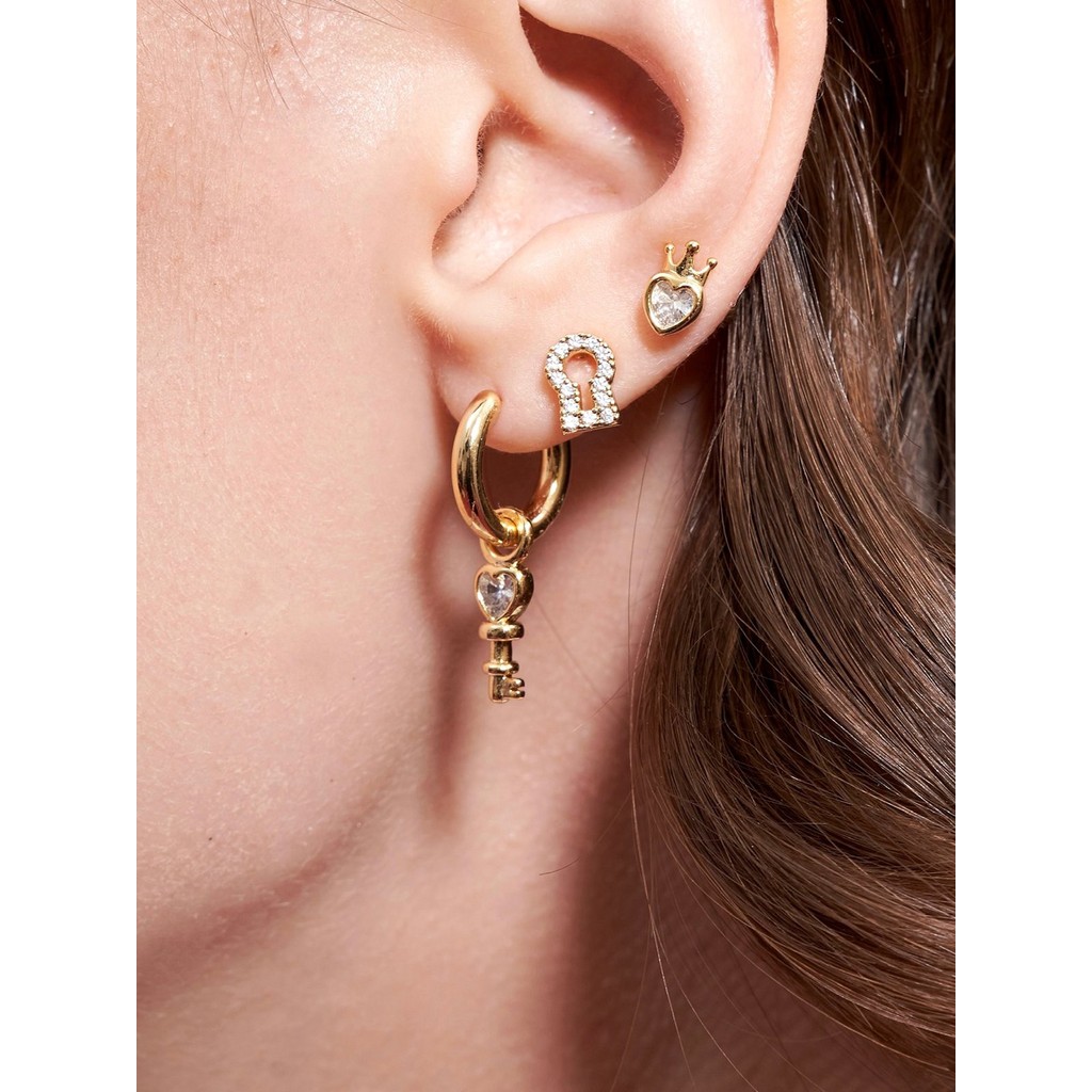 [Pomelo] ต่างหู รุ่น Secret Keeper Hoop Earrings / Secret Keeper Hoop Earrings