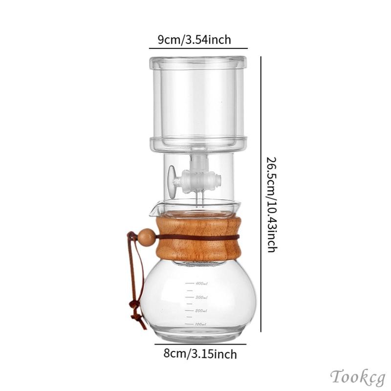 [Tookcg] Ice Drip Coffee Maker ดริปเปอร์กาแฟที่ทนทานสําหรับ Cafe Home Coffee Lovers Gift - รูปที่ 6
