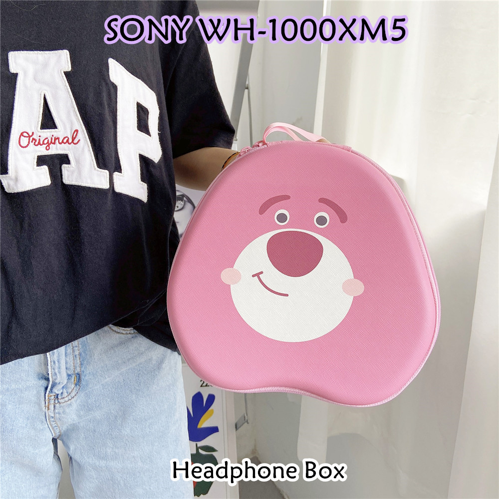 【Case Home】นําไปใช้กับ SONY WH-1000XM5 เคส Case เคสหูฟัง การ์ตูนนวัตกรรม ซิลิโคนนุ่ม เคส เคสหูฟัง