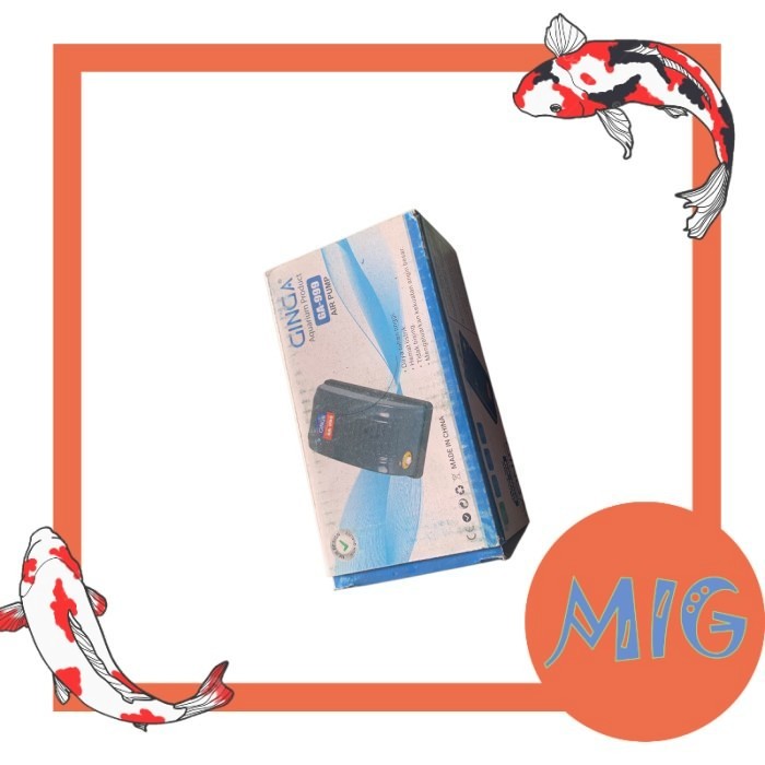 GINGA GA 999 แพ็คเกจปั๊มลมเครื่องเติมอากาศ 1 รู, ปั๊มลมตู้ปลา, ท่อ 1 เมตร, แอร์สโตน 1 ชิ้น, 1 ชิ้น, 