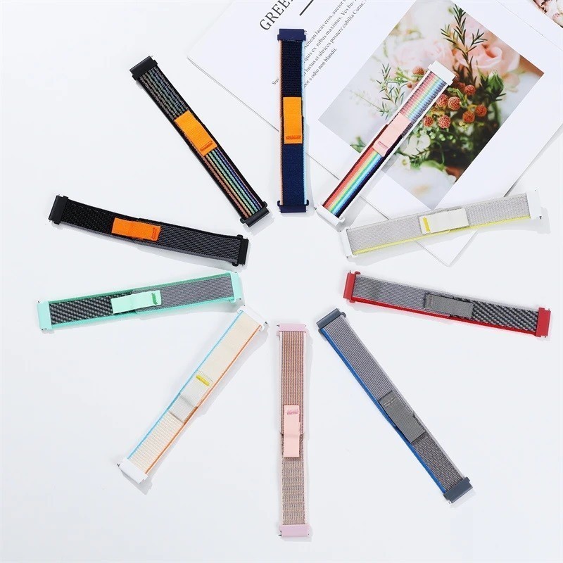 ไนลอน Trail Loop สายนาฬิกาสําหรับ Amazfit Active 2 สายรัดข้อมือสร้อยข้อมือสําหรับ Amazfit Active 2 สมาร์ทนาฬิกาอุปกรณ์เสริม