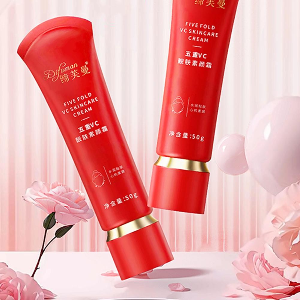 Even Color Makeup Cream Lazy Make Up Cream FIVE-FOLD VC Plain Cream VC FIVE FIRMING FOLD Lazy Cream 