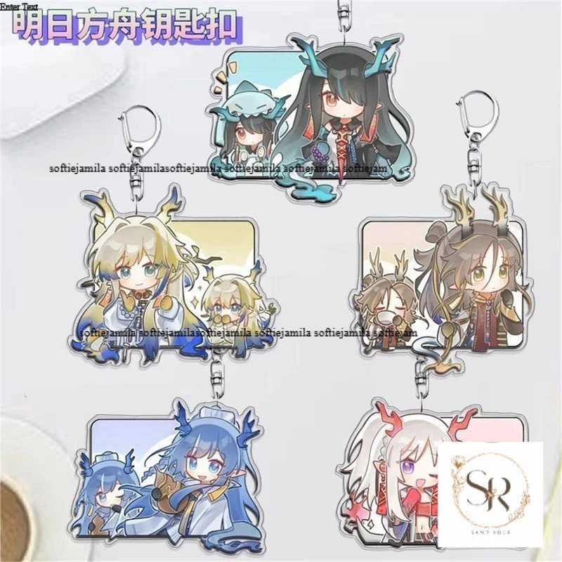 เกม Arknights Ling Shu Dusk Nian Ji คอสเพลย์ COSTUME, พวงกุญแจอะคริลิค, ของขวัญคริสต์มาส