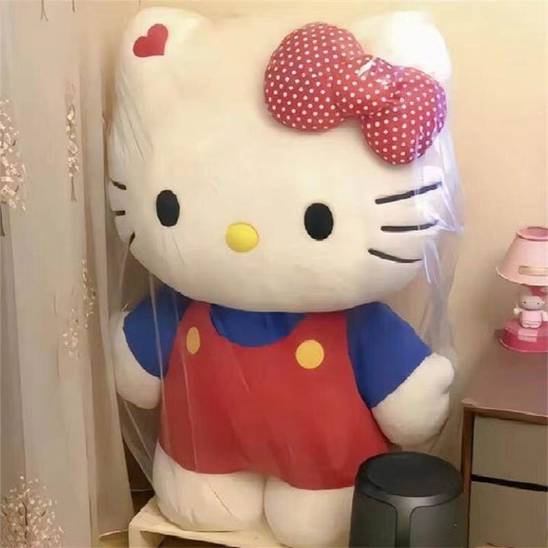 พร้อมส่ง น่ารัก Hello Kotty แมว 45cm/65cm/85cm ตุ๊กตาตัวใหญ่เท่าคน เหมาะกับของขวัญวันเกิด