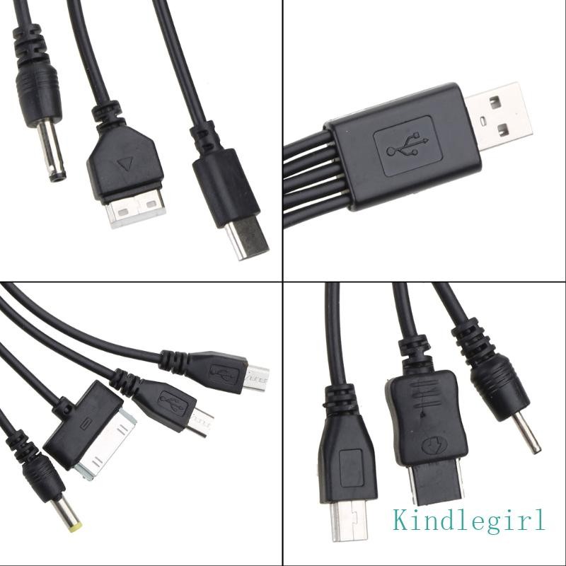 Universal USB To Multi Plug Cellpahone Charger Cable 10 in 1 USB Cable 20CM
