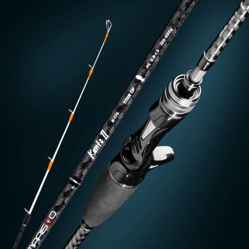 คันเบ็ดสำหรับปลาหมึกทะเลลึก ปลายไทเทเนียม Marisoo Kante II