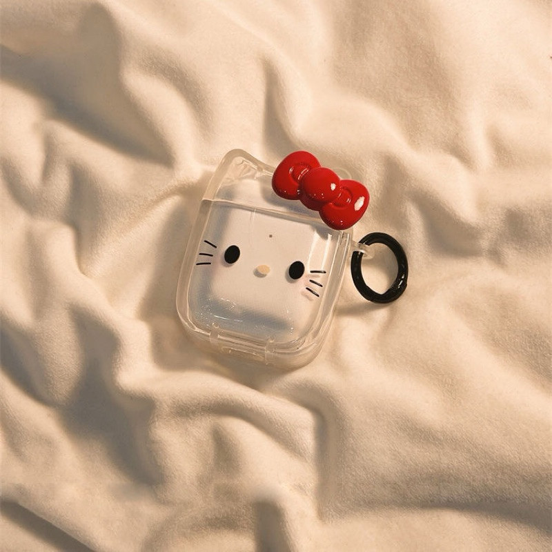Hello Kitty   Airpods 1 2 3 4 Airpod Pro 2 หูฟังไร้สายบลูทูธ Hard Anti-drop ชุดหูฟังฝาครอบป้องกัน ราคา ถูกที่สุด ดีลบีเคเค แกลเลอรีภาพที่ 6