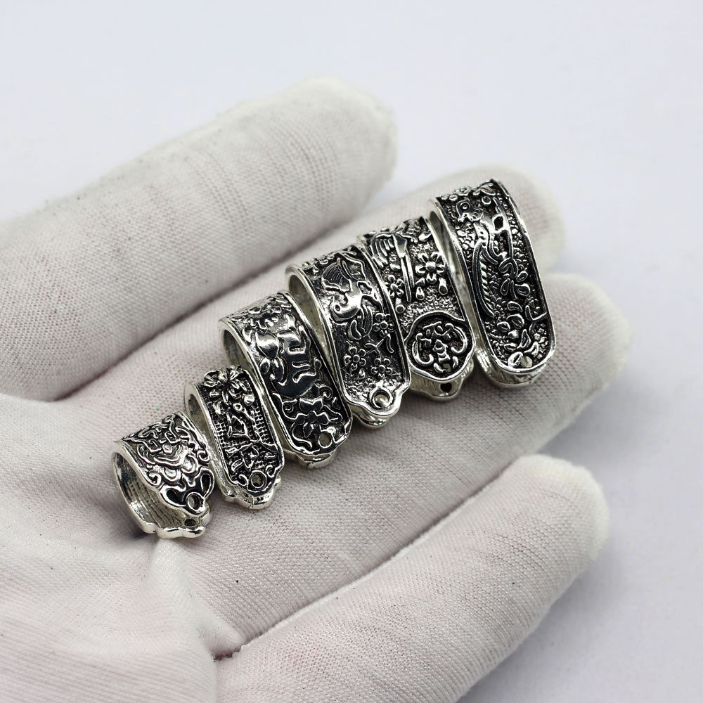Spacer ลูกปัดแกะสลัก DIY สร้อยข้อมือจี้