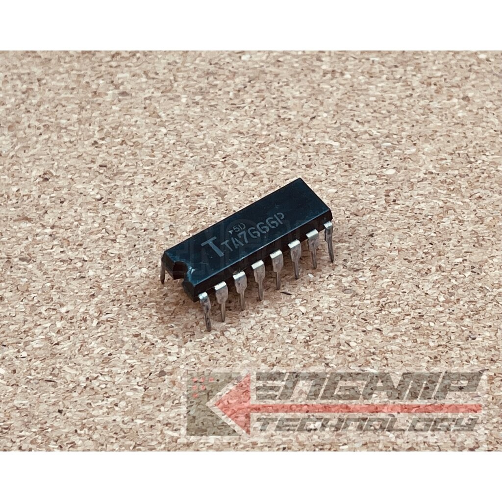 (1ตัว) [IC] TA7666P มือสอง 5-step Logarithmic Dual LED driver
