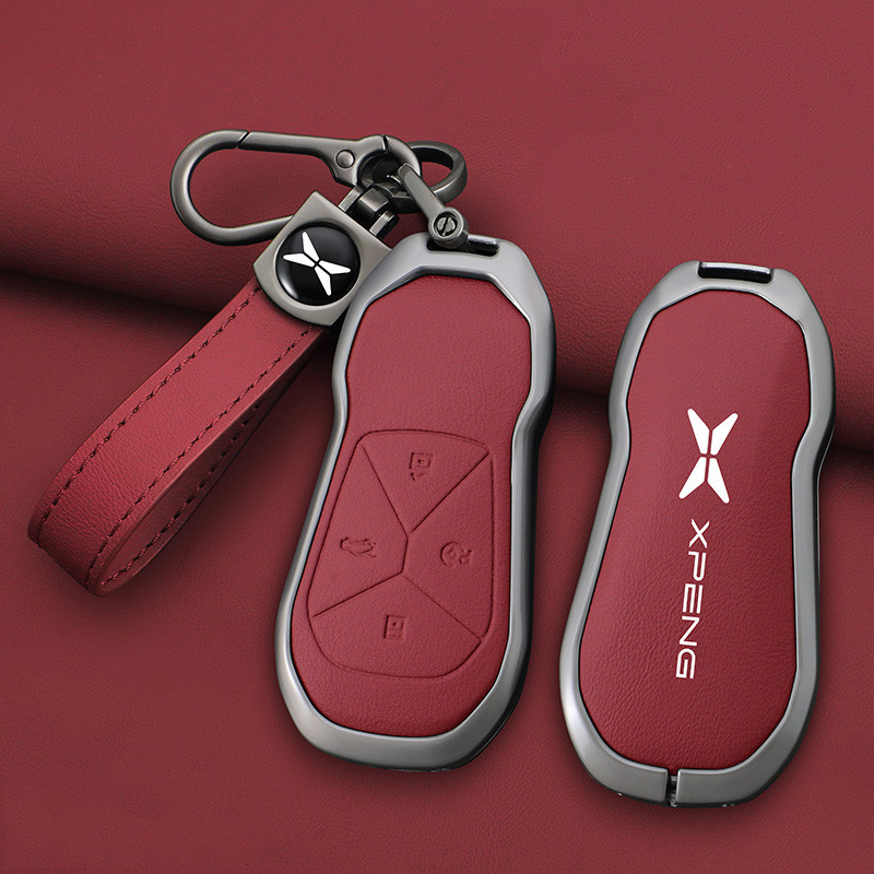 สังกะสีอัลลอยด์กุญแจรถสําหรับ Xiaopeng xpeng p7 p7i p5 g3 g3i g9 g6 22-23 Key Housing แพคเกจรถอุปกรณ์เสริม
