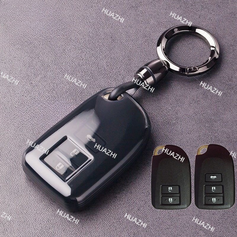Toyota yaris prado vios ativ พวงกุญแจ Toyota เคสกุญแจรถโปร่งใส 2/3 ปุ่ม อุปกรณ์เสริมโตโยต้า