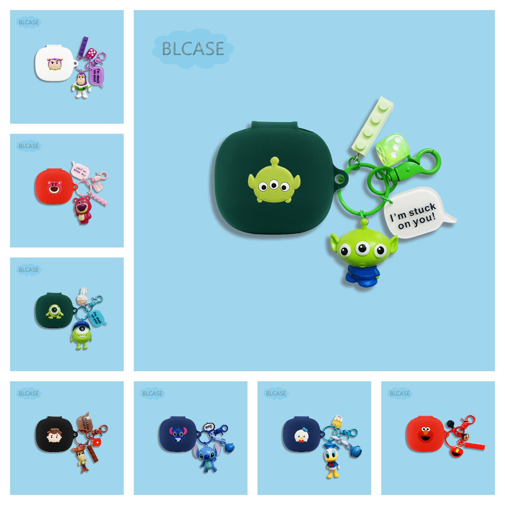 Earphone Silicone Cover for  QCY Ailybuds E20 Protective Casing Cover Cute Earbuds Soft Sleeve Shock