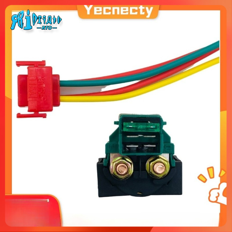 สําหรับ Honda Steed 400 600 Spada VT250 รถจักรยานยนต์ Starter รีเลย์ Solenoid Connector + ปลั๊กรถจัก