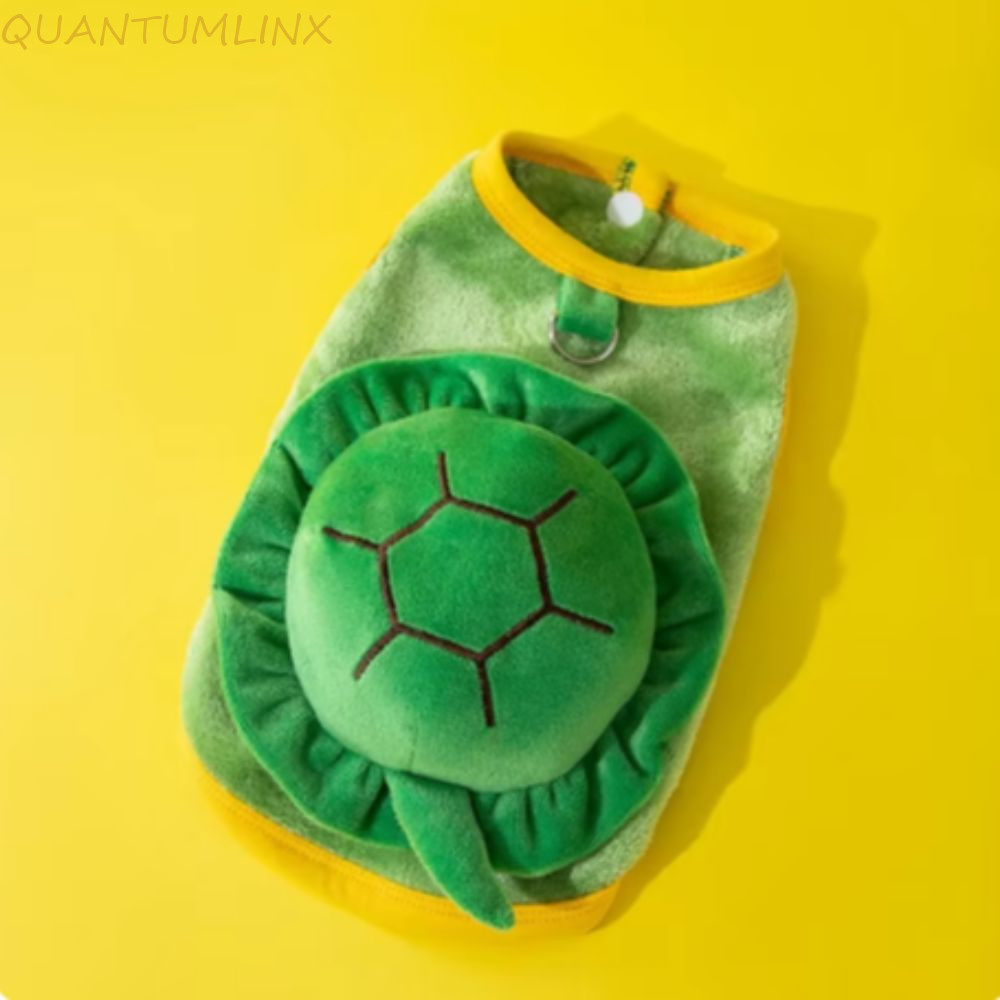 QUANTUML ชุดคอสเพลย์สุนัข, รูปเต่าตลกเสื้อกั๊กลูกสุนัข, เสื้อกั๊กลูกสุนัข Flannel นุ่มเสื้อผ้าแมวน่ารักสําหรับ Photo Props