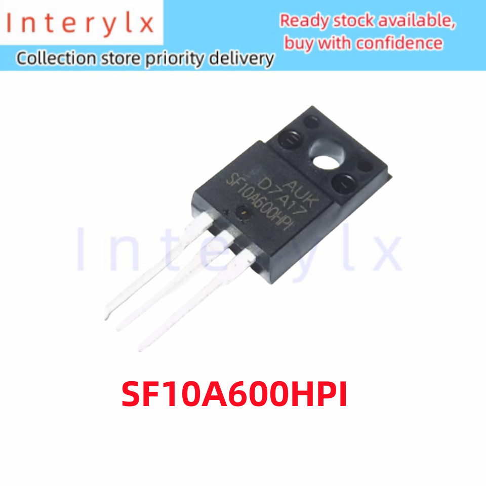 5 ชิ้น/ล็อต Original SF10A600HPI SF10A600HP1 SF10A600 In-Line TO-220F LCD Plasma Super Fast Recovery Condified Diode