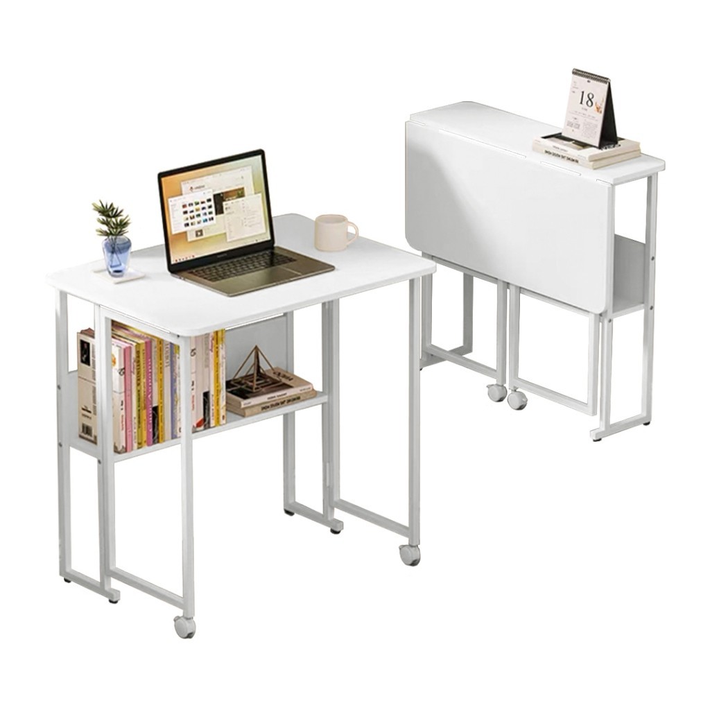 โต๊ะทำงานพับเก็บได้ รุ่น DD-186 พร้อมล้อเลื่อนเคลื่อนย้ายสะดวก B