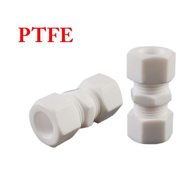 ข้อต่อท่อ PTFE ขนาด 2–45 มม. (1/16''–1'') สำหรับห้องปฏิบัติการ