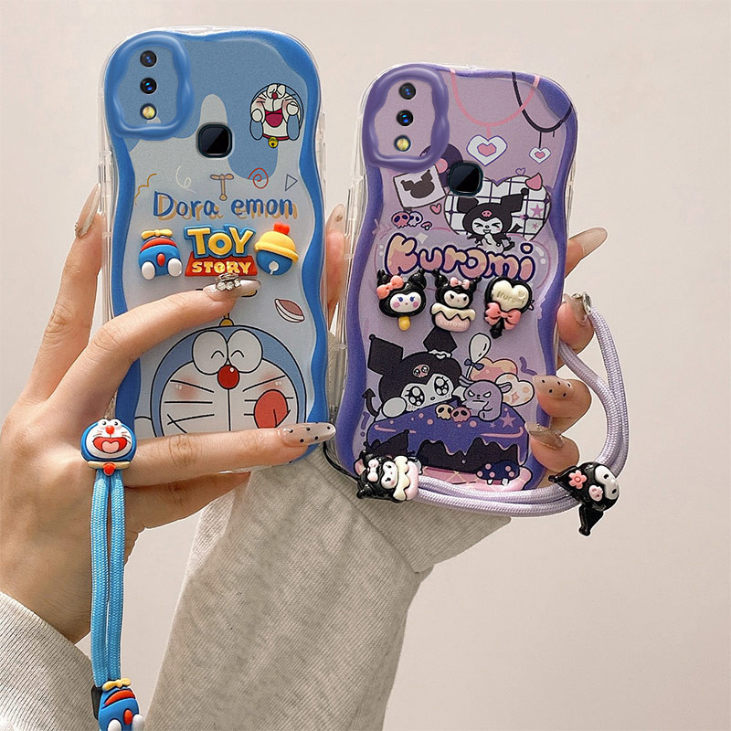 เคส vivo Y95 เคส vivo Y91 เคส vivo Y91i เคส vivo Y93 เคส Kuromi น่ารักขอบครีมเคสโทรศัพท์แบบนุ่ม TY-X