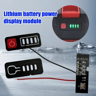 33mA 21V โมดูลวัดความจุแบตเตอรี่ลิเธียม จอแสดงผล led 4ช่อง จอแบตเตอรี่ โมดูลจอ