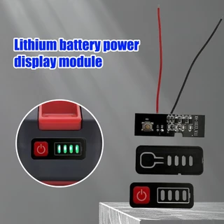 33mA 21V โมดูลวัดความจุแบตเตอรี่ลิเธียม จอแสดงผล led 4ช่อง จอแบตเตอรี่ โมดูลจอ