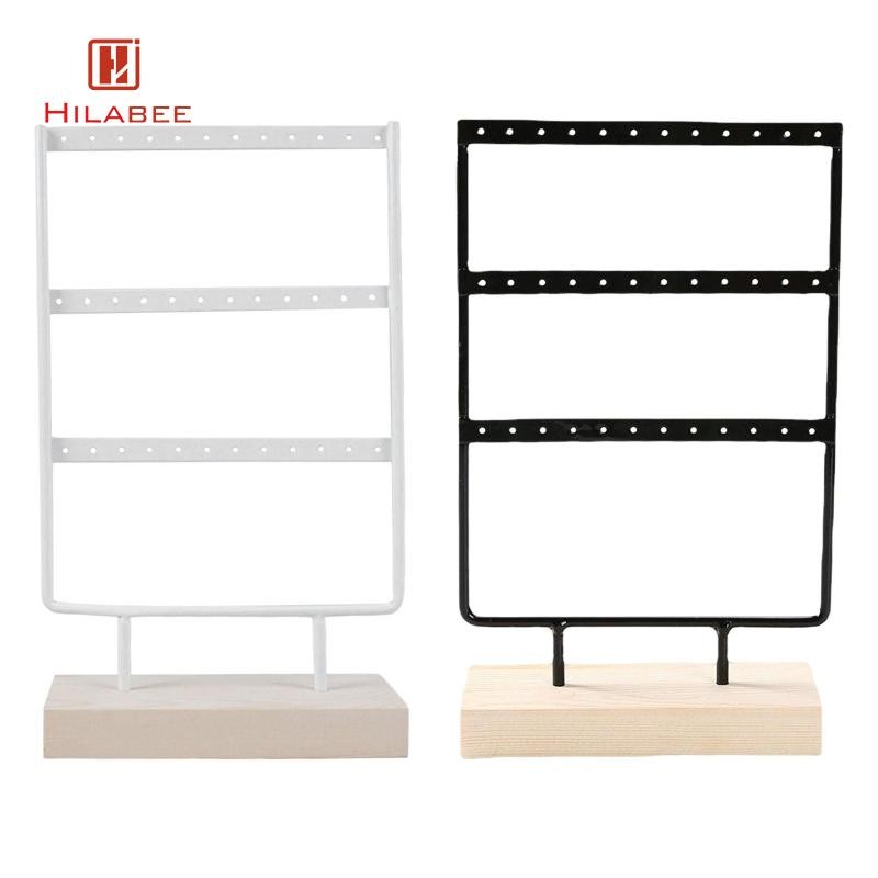 [hilabee] โซลูชั่นที่เก็บต่างหูหรูหรา 36 ช่องสําหรับ Dresser หรือ Nightstand