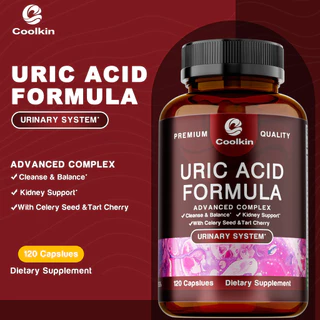 Uric Acid Detox - Kidney Support - with Celery Seed & Tart Cherry - Cleanse - 30/60/120 Capsules