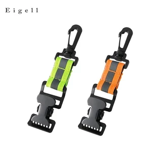 [eigell] สายรัดถุงมือดับเพลิง, ที่หนีบถุงมือคลิปเกียร์เปิด, ไนลอนสะท้อนแสง, พร้อมหัวเข็มขัด, ที่ใส่ถุงมือคลิปสําหรับ