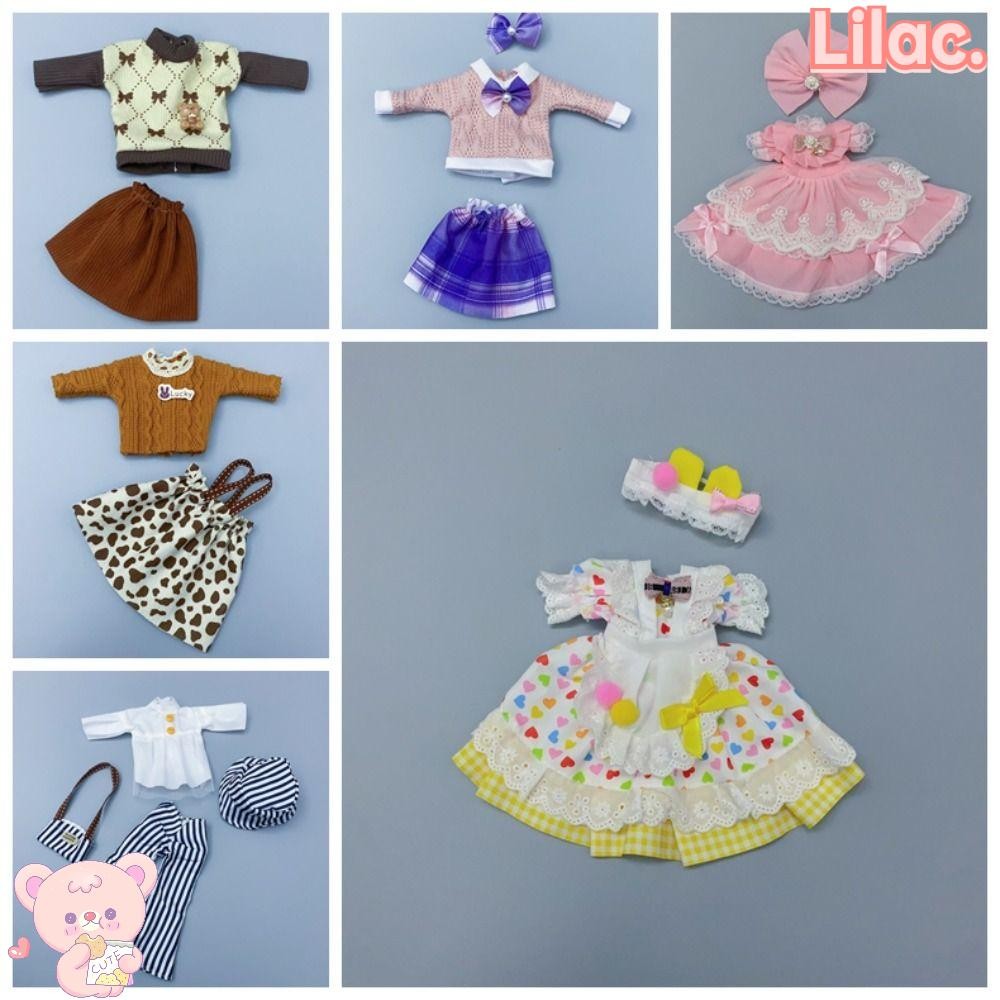LILAC Lorita ชุด, Headwear น่ารัก 1/6 ตุ๊กตา BJD เสื้อผ้า, แฟชั่น Pretty Lorita DIY ของเล่นอุปกรณ์เส