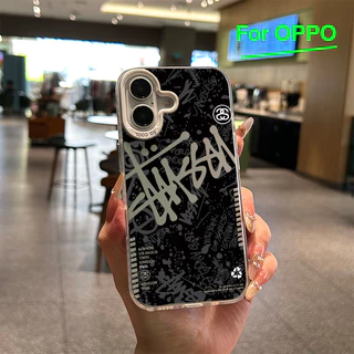 For เคสโทรศัพท์ OPPO A3 A3X A60 5G A9 A18 แบรนด์สตัซซี่ A38 A15 A15s A60 A35 A17 A17K A79 5G OPPOA57 4G A55 A77