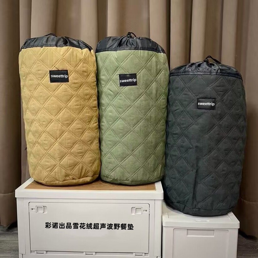 เสื่อปิกนิกล้างทำความสะอาดได้ขนาด 300*290 สีเรียบๆ สำหรับตั้งแคมป์และใช้งานกลางแจ้ง