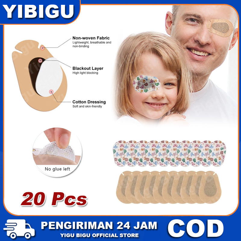MATA 20 ชิ้น Lazy Eyes Patch เด็ก Lazy Eye Patch Opticlude Orthotic Eye Patch เด็ก Eye Therapy